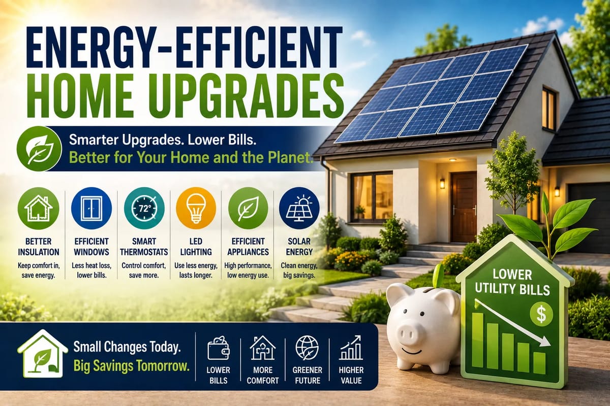 Energy-Efficient Home Upgrades Continue Helping Homeowners Reduce Utility Bills